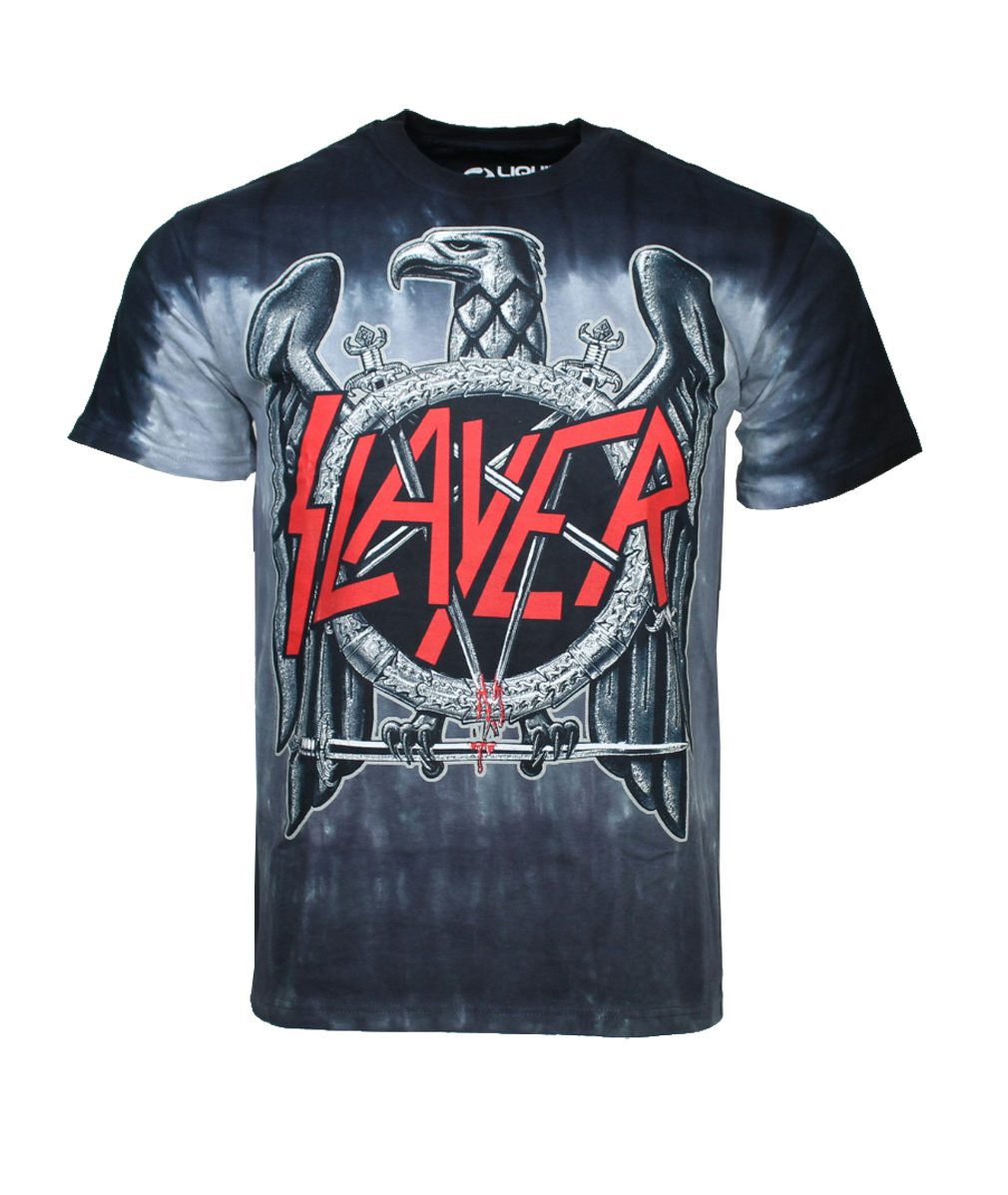 Regular Slayer Eagle Men T-Shirt white-black 